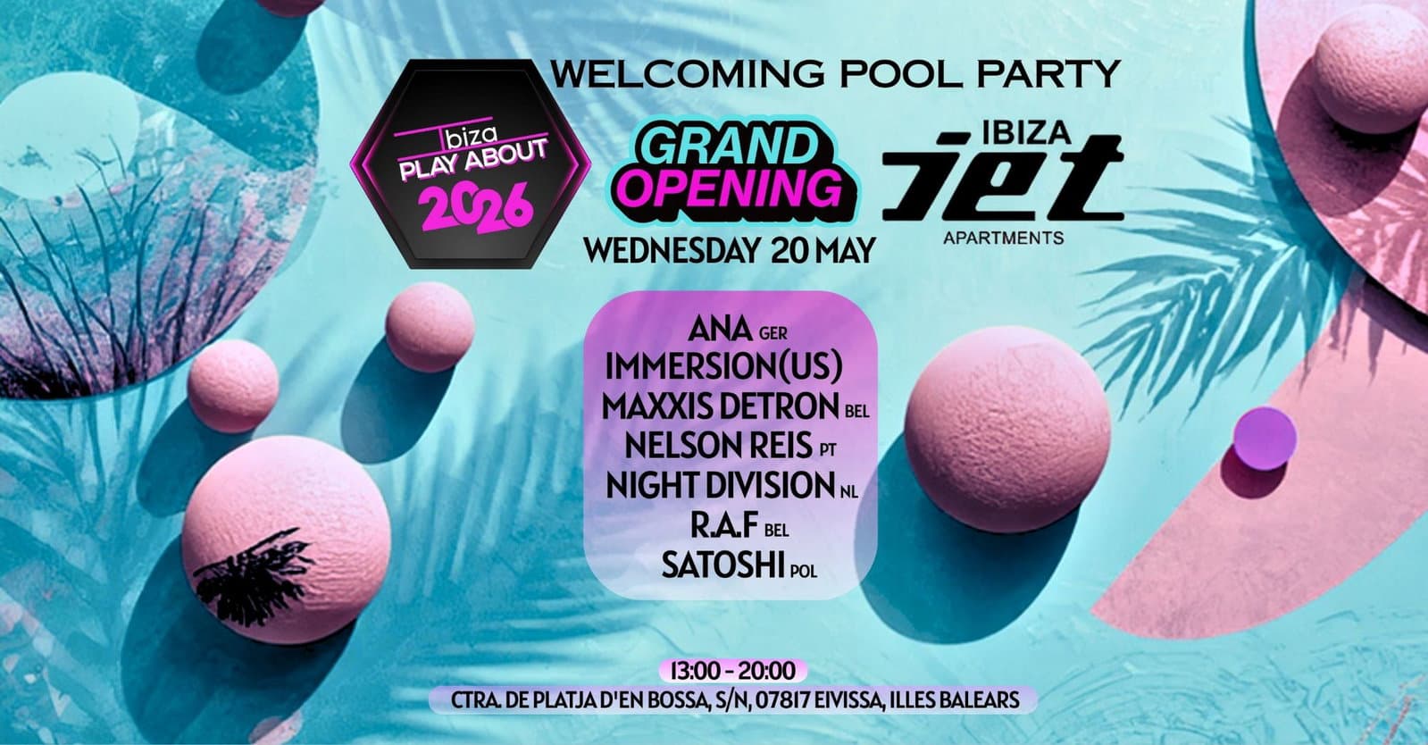 Opening Pool Party at Jet Ibiza