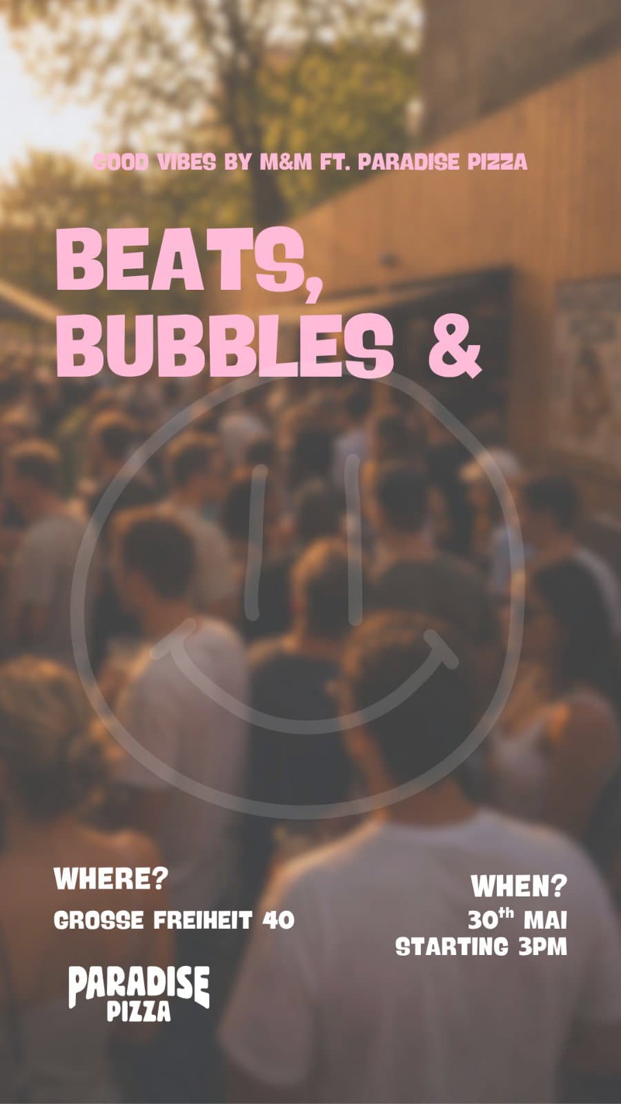 Beats, bubbles & Pizza