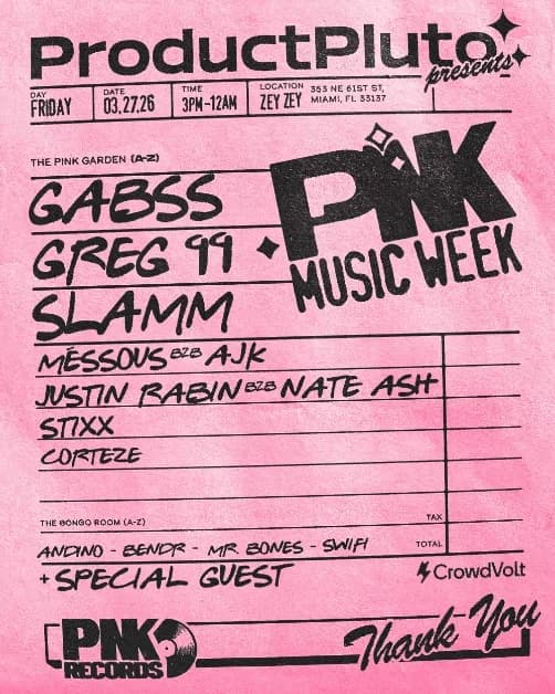 PNK Music Week '26