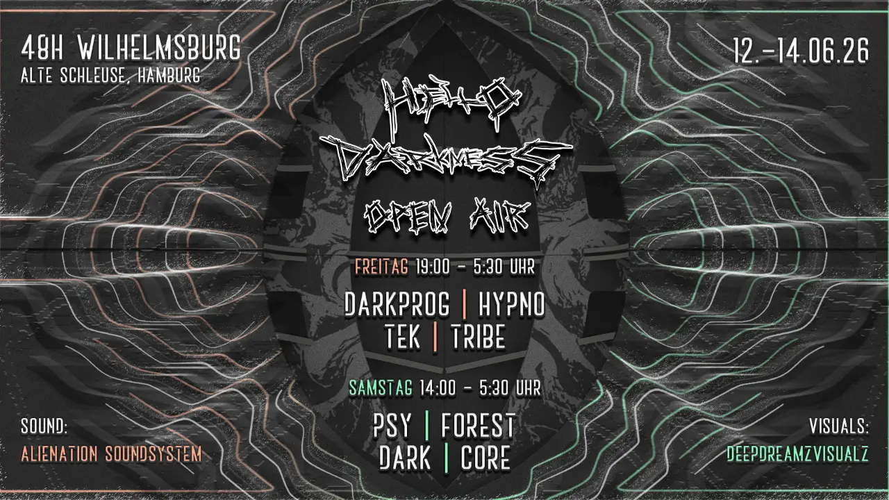 Hello Darkness Open Air event cover