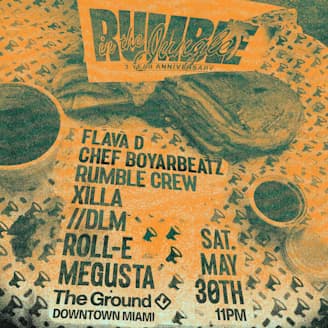RUMBLE IN THE JUNGLE: Flava D event cover