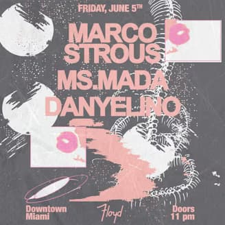 Marco Strous at Floyd Miami event cover