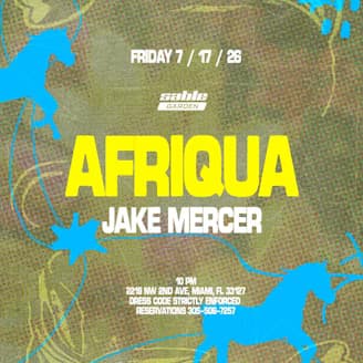 Afriqua + Jake Mercer event cover
