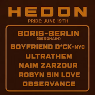 HEDON event cover