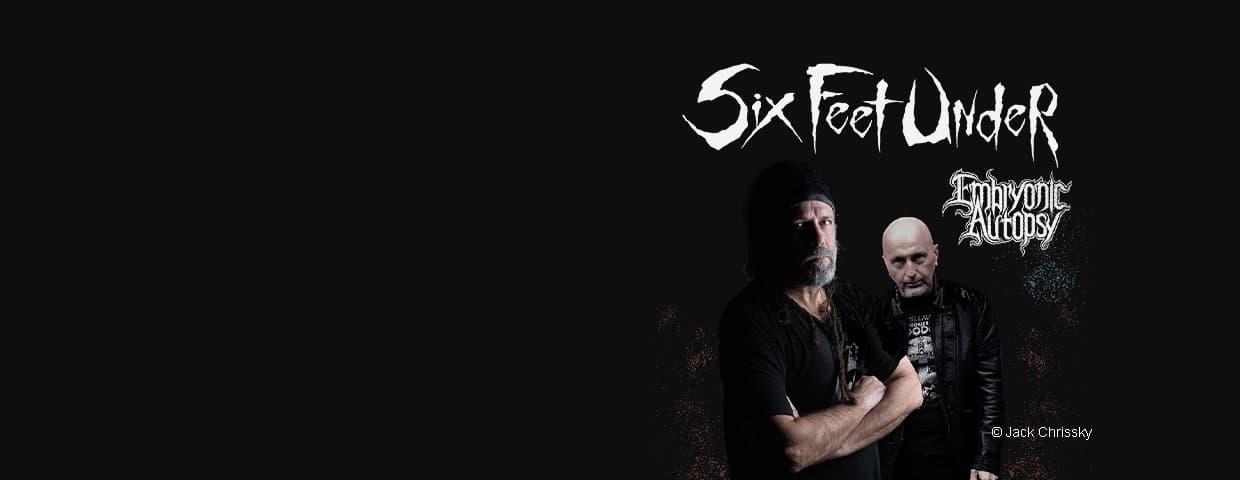 Six Feet Under - Europe 2026 event cover