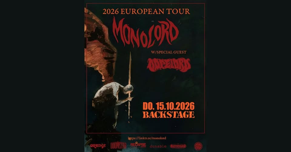 Monolord | 2026 European Tour | Backstage München 2026 event cover