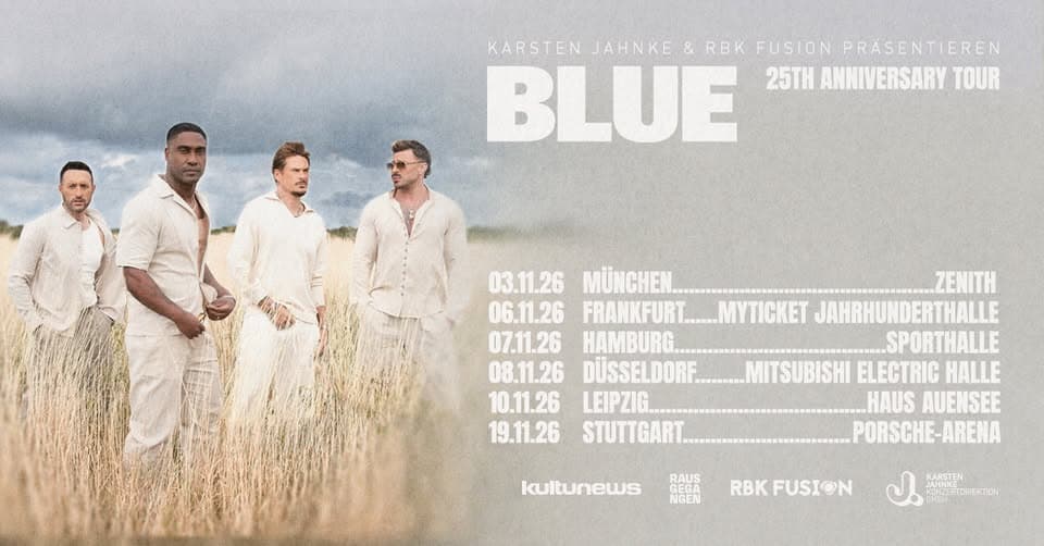 Blue | 25th Anniversary Tour | Hamburg event cover