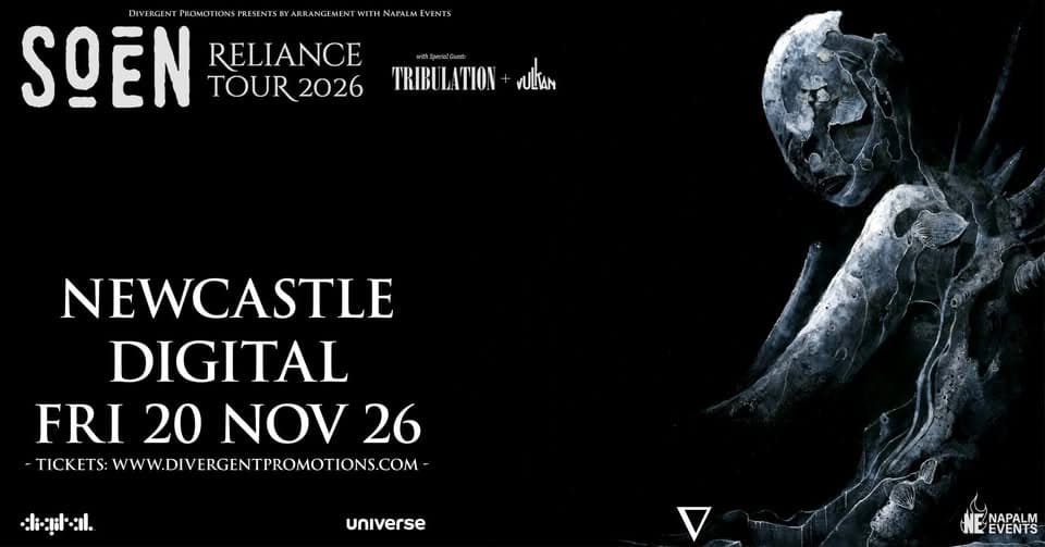 SOEN at Digtal, Newcastle event cover