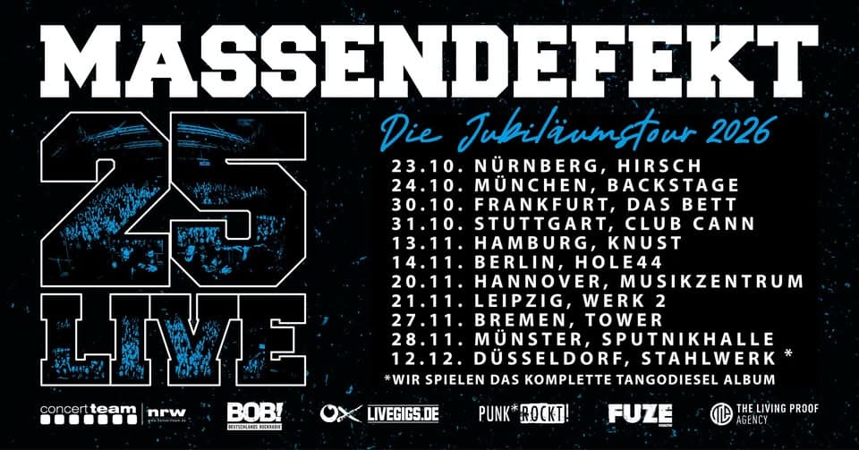 MASSENDEFEKT - 25 LIVE - Die Jubiläumstour in Leipzig event cover
