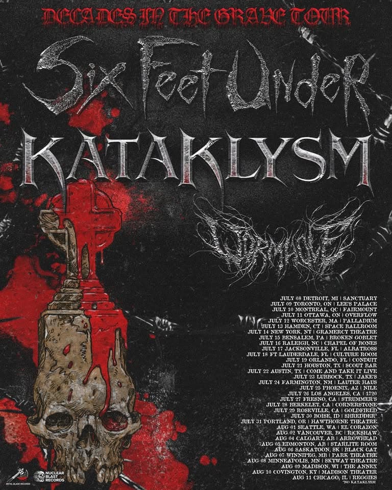 Six Feet Under, Slowhole, Texas Ketamine, Skin Cushion event cover