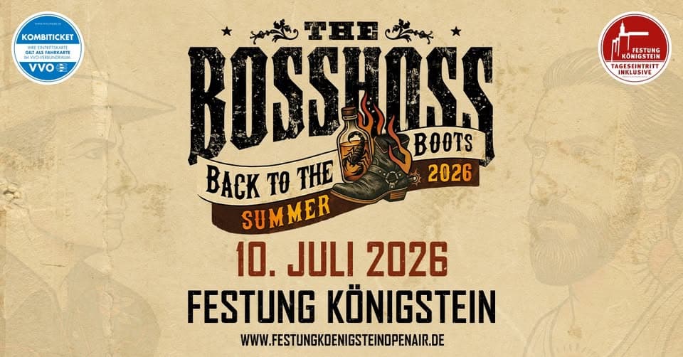 THE BOSSHOSS | Festung Königstein Open Air 2026 event cover