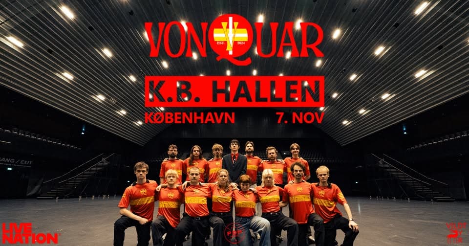 Von Quar // K.B. Hallen // 7. november 2026 event cover