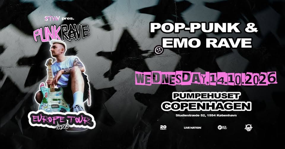 STVW pres. 'Punk Rave' // Pumpehuset // 14. oktober 2026 event cover