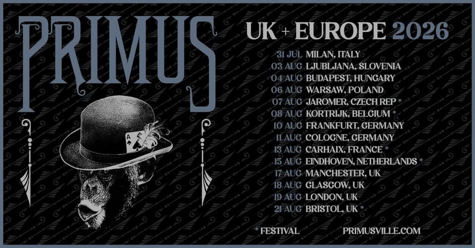 PRIMUS | UK + EUROPE 2026 | Frankfurt event cover