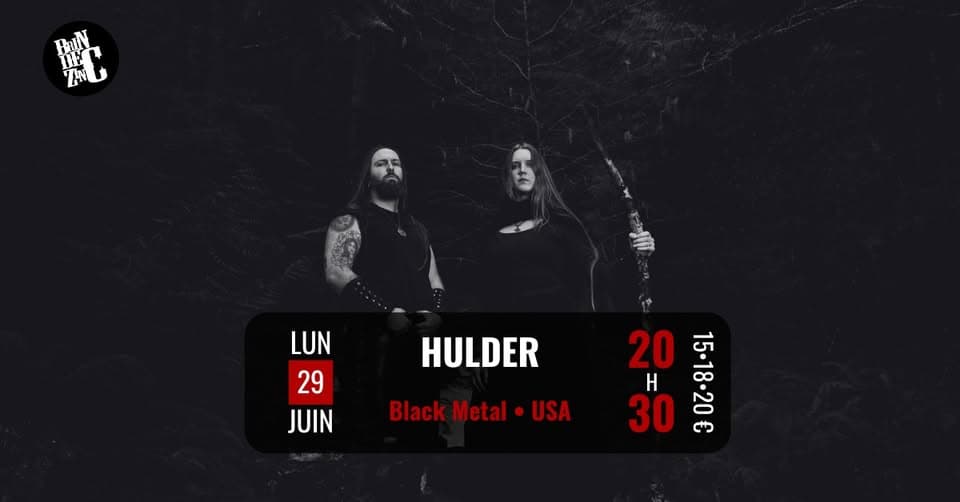 HULDER (Black Metal โข USA) event cover