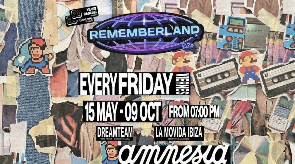 Rememberland at Amnesia event cover