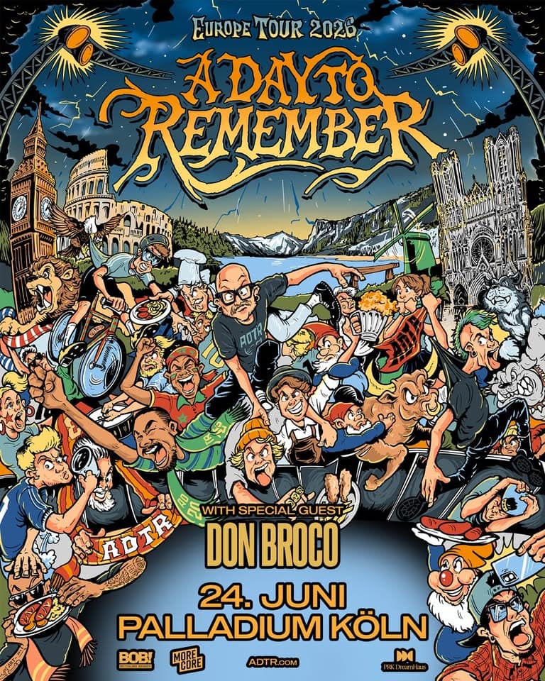 A DAY TO REMEMBER - Köln, Palladium event cover
