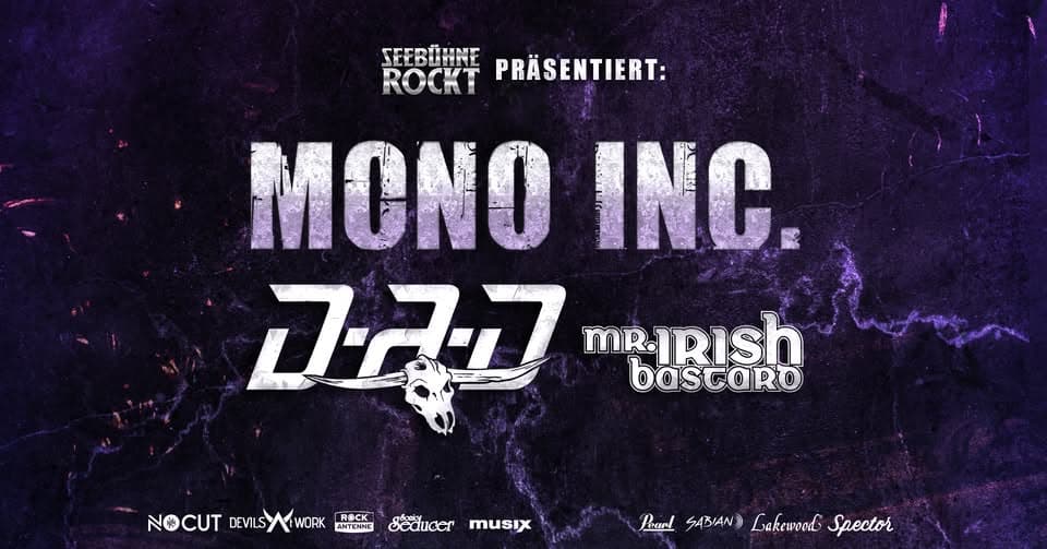 Seebühne Rockt! 4.0 mit MONO INC., D-A-D & Mr. Irish Bastard | Seebühne Bremen event cover