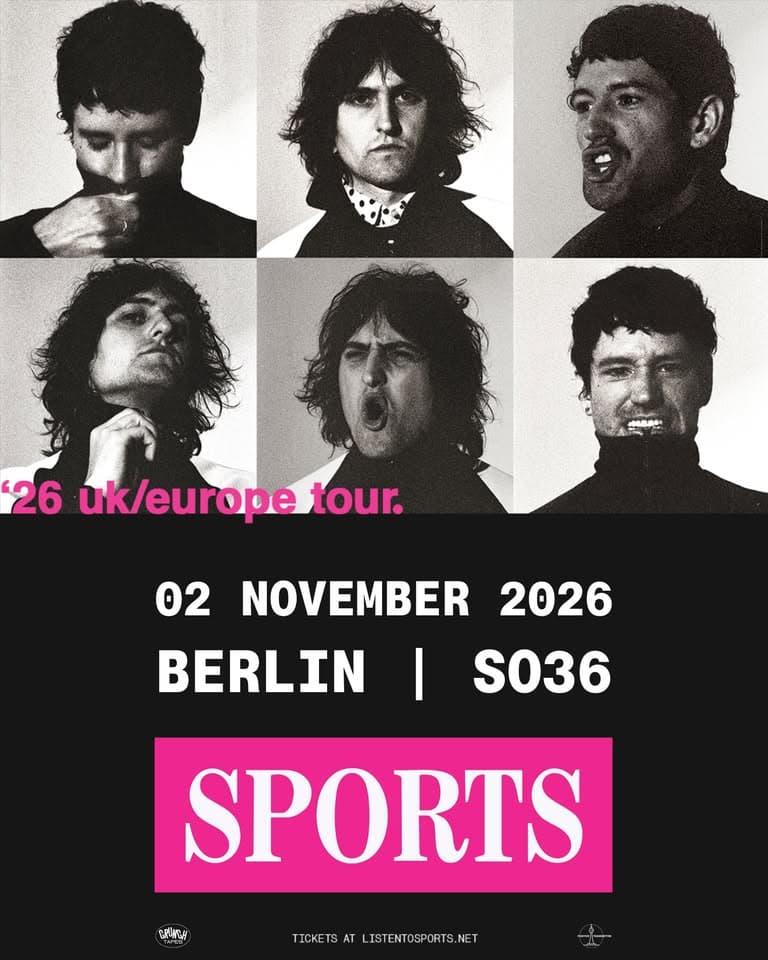 SPORTS (US) @ SO36, Berlin event cover