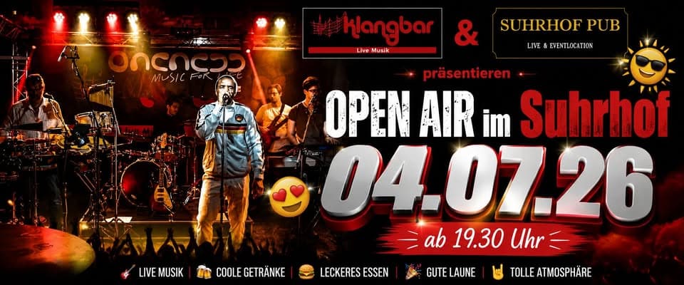 Open Air im Suhrhof mit Oneness ( Reggae ) event cover