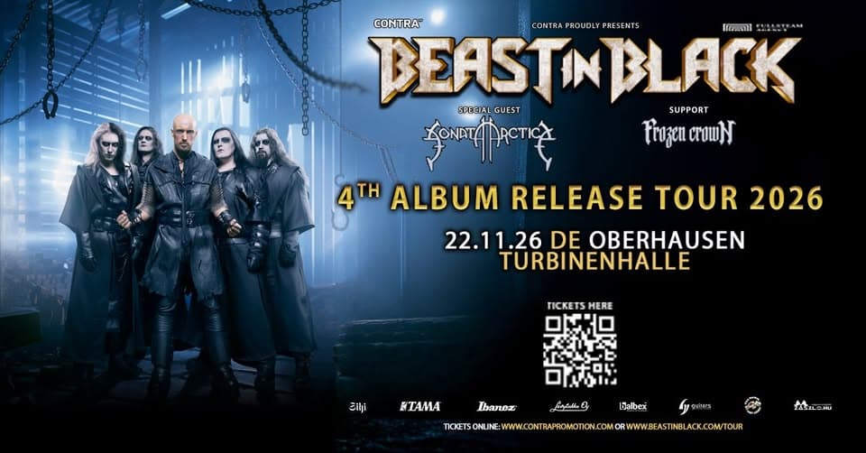 Beast In Black // 4th Album Release Tour 2026 // Oberhausen event cover