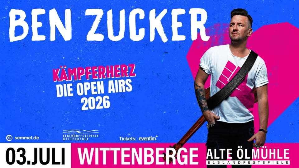 Ben Zucker Kämpferherz – Elblandfestspiele Wittenberge event cover