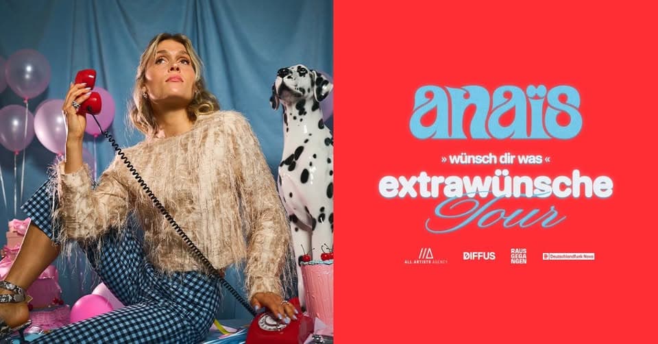 anaïs /// wünsch dir was /// extrawünsche tour 2026 /// Stuttgart event cover