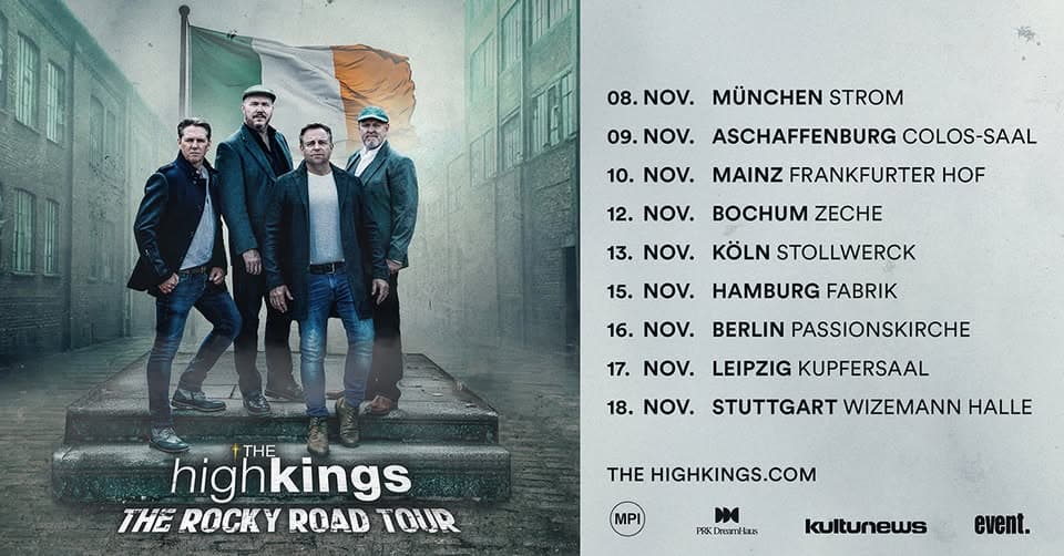 THE HIGH KINGS - The Rocky Road Tour in LEIPZIG event cover