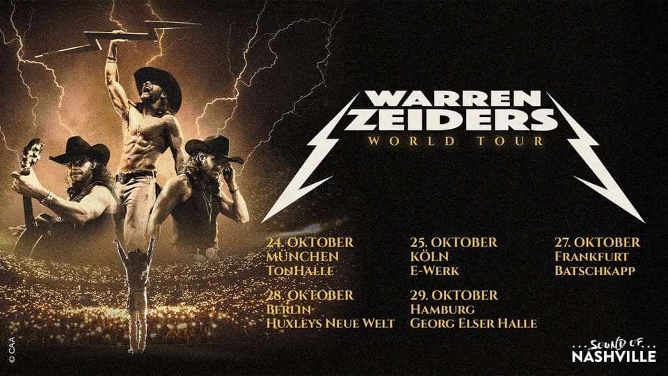 Warren Zeiders World Tour 2026 | München event cover