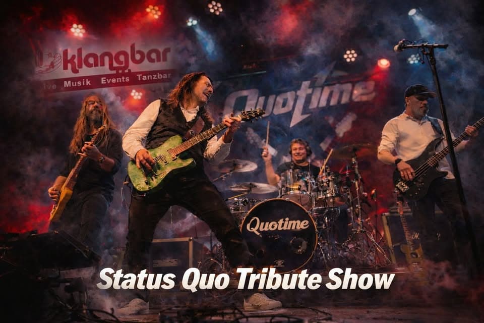 QUOTIME live! Die beste Status Quo Tribute Show Deutschlands! Time for Quotime! event cover