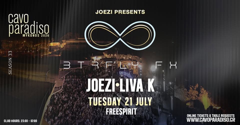 B T R F L Y FX Joezi | Liva K | Freespirit event cover