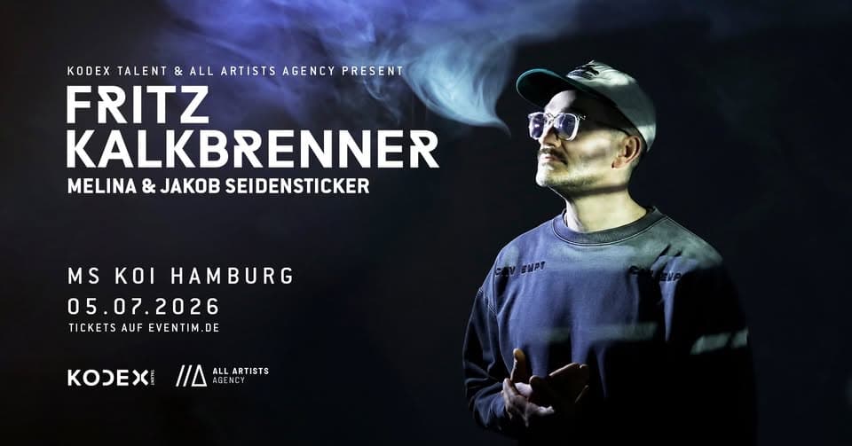 Fritz Kalkbrenner | Ms Koi | Hamburg event cover