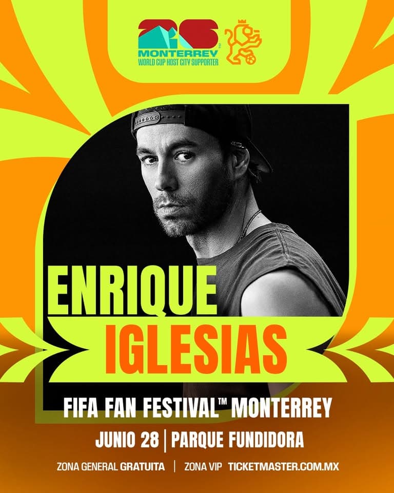 Enrique Iglesias • 28.06.2026 • Monterrey event cover