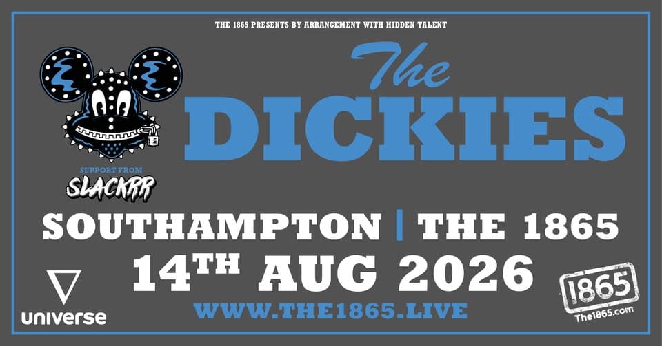 The Dickies LIVE at The 1865 event cover