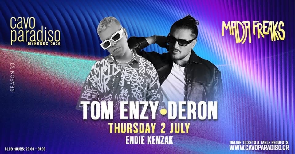 Tom Enzy | Deron | Endie Kenzak event cover