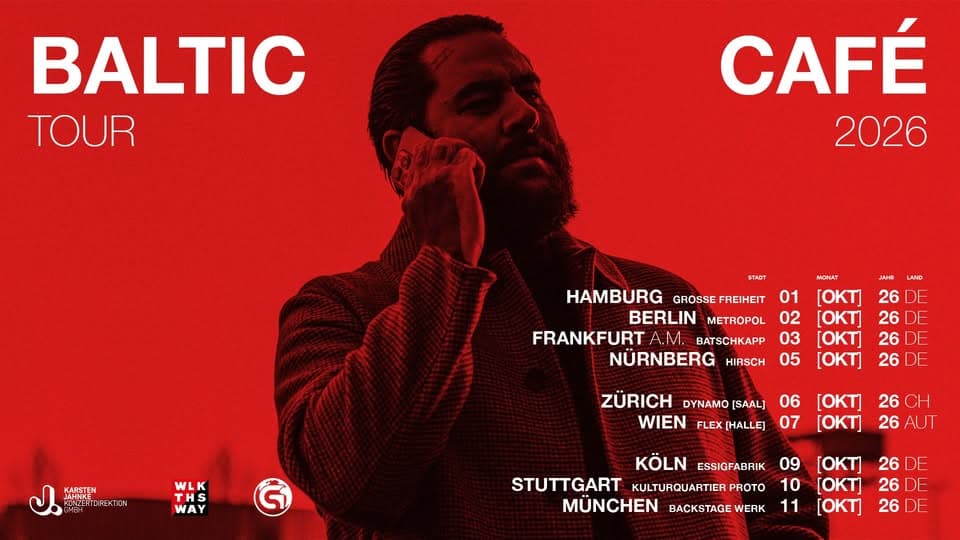 Kolja Goldstein | Baltic Café Tour 2026 | Nürnberg event cover
