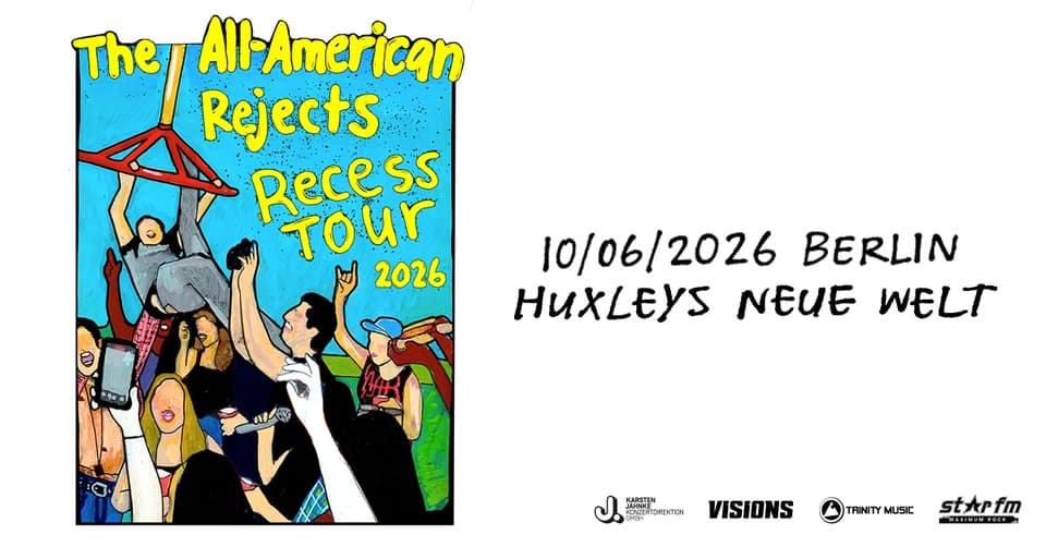 The All-American Rejects | Recess Tour 2026 | Berlin event cover