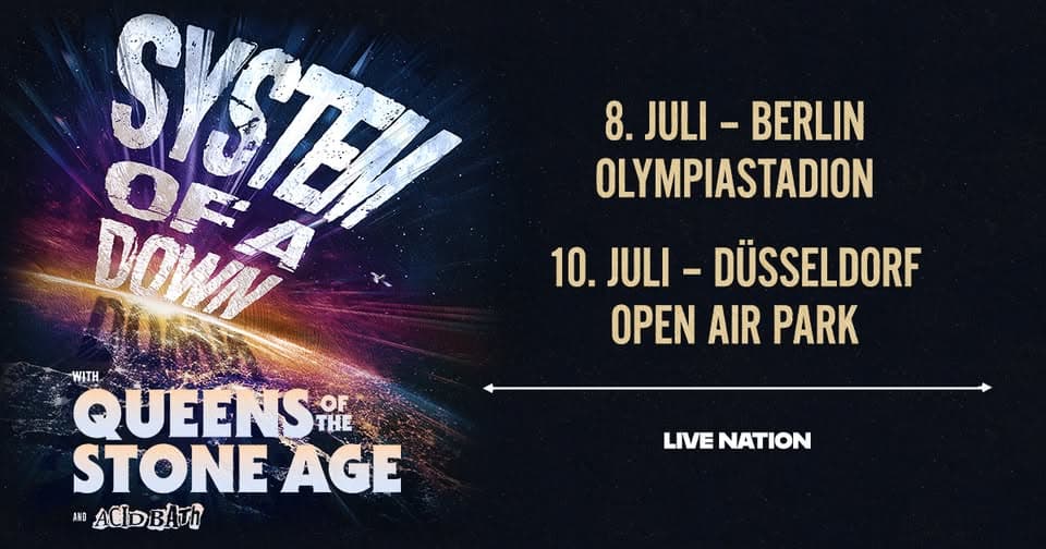 System Of A Down | Open Air Park Düsseldorf event cover