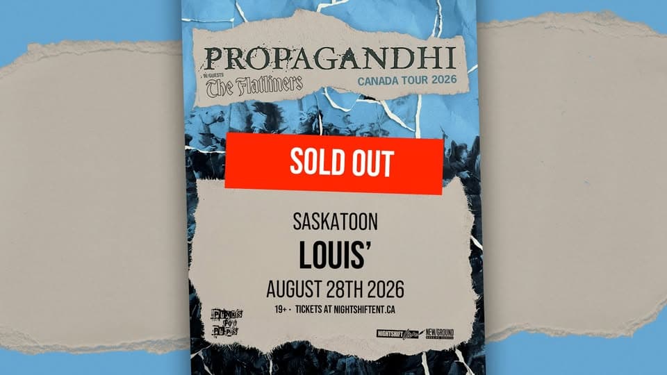 Propagandhi • Saskatoon - Sold Out event cover