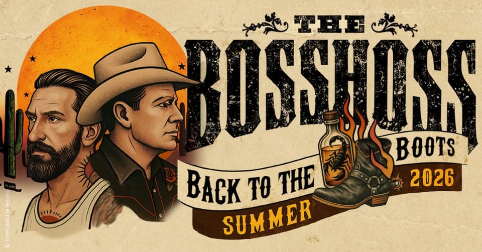 THE BOSSHOSS - "Back To The Boots - Summer 2026" | Hamburg event cover