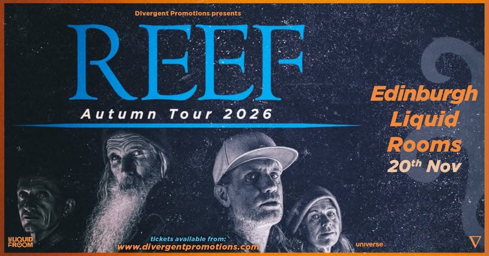 Reef at Liquid Rooms, Edinburgh event cover