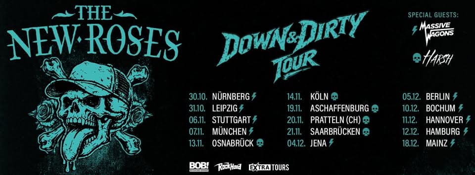 THE NEW ROSES - DOWN & DIRTY TOUR 2026 | Hamburg + Special Guests: Massive Wagons (UK) event cover