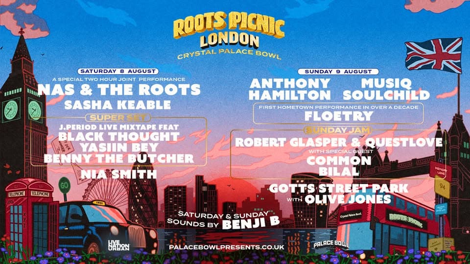 The Roots Picnic | Sat 08 + Sun 09 Aug '26 event cover