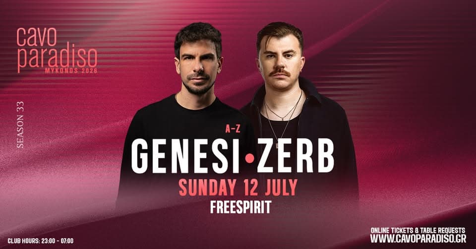 Genesi | Zerb | Freespirit (A-Z) event cover