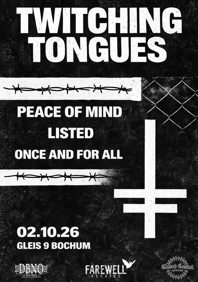 TWITCHING TONGUES - Gleis 9 Bochum event cover