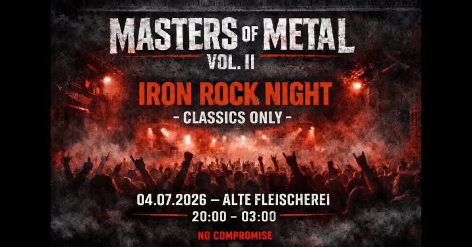 Masters of Metal Vol. II – Iron Rock Night (Classics Only) event cover
