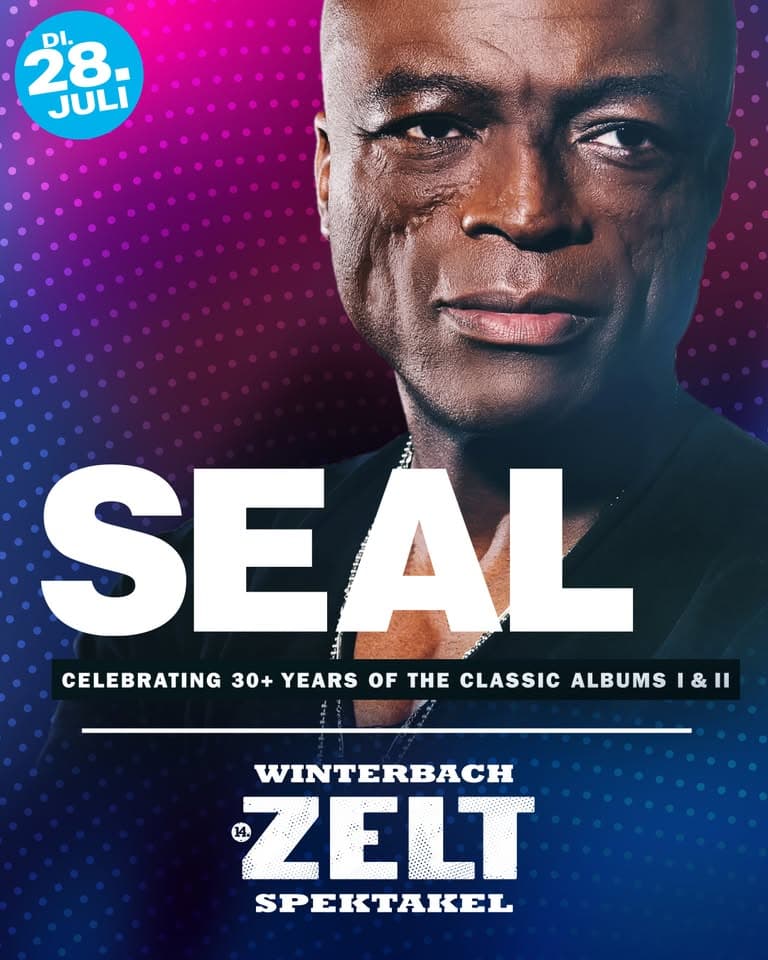 SEAL | Celebrating 30 years of the classic Albums I & II event cover
