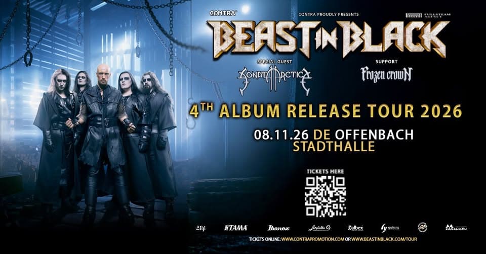 Beast In Black // 4th Album Release Tour 2026 // Offenbach event cover