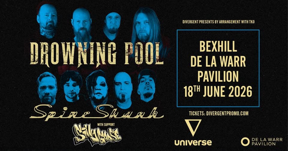 Drowning Pool + Spineshank at De La Warr Pavilion, Bexhill event cover