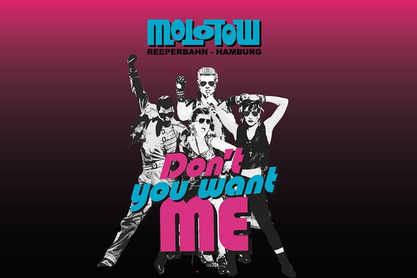 DON'T YOU WANT ME - 80s Party event cover